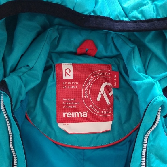 REIMA DOWN SNOWSUIT SZ 98/3T VERY GOOD condition - Picture 2 of 7